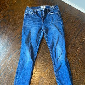 Frame denim skinny jeans, medium wash
